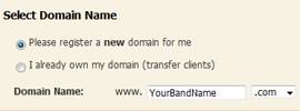 Web Hosting For Your Band