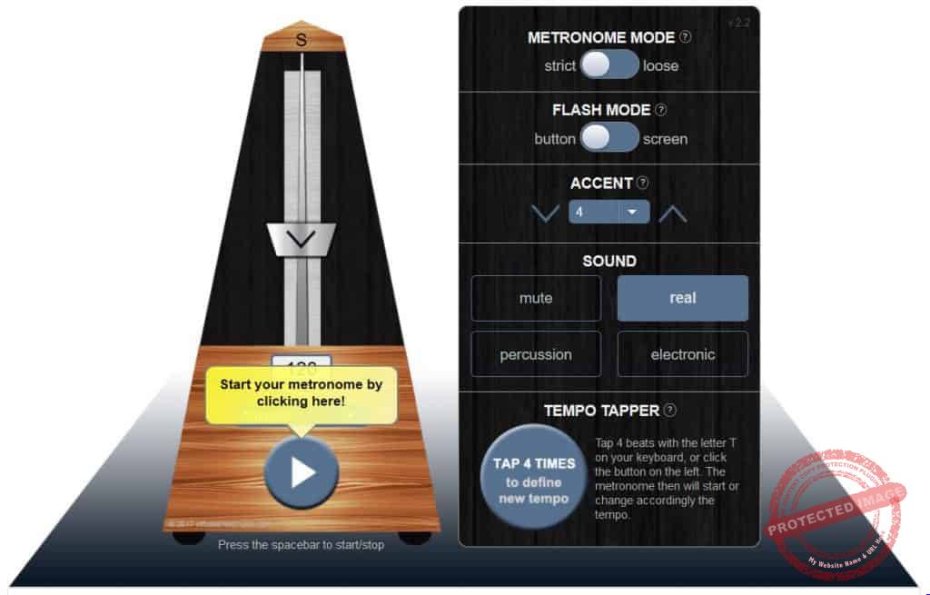 Virtual Sheet Music Online Metronome